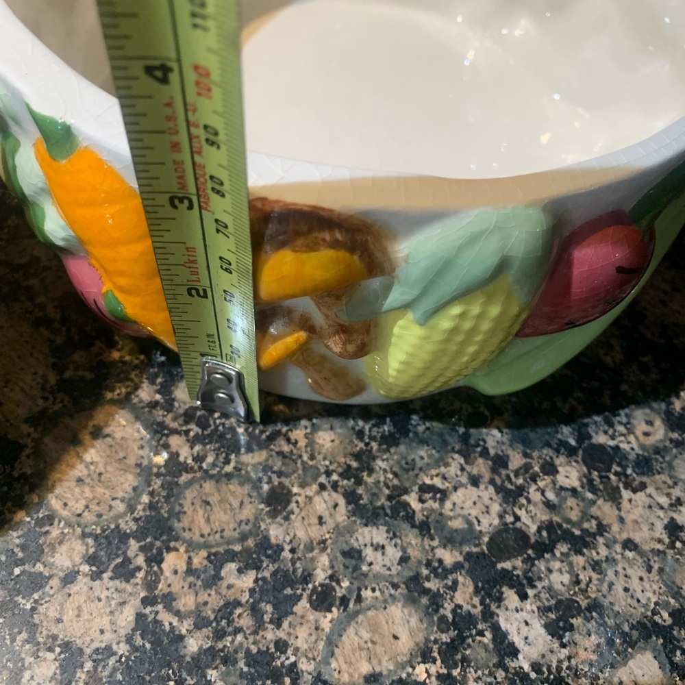 Colorful Ceramic Lid with Vegetables - Picture 6 of 12